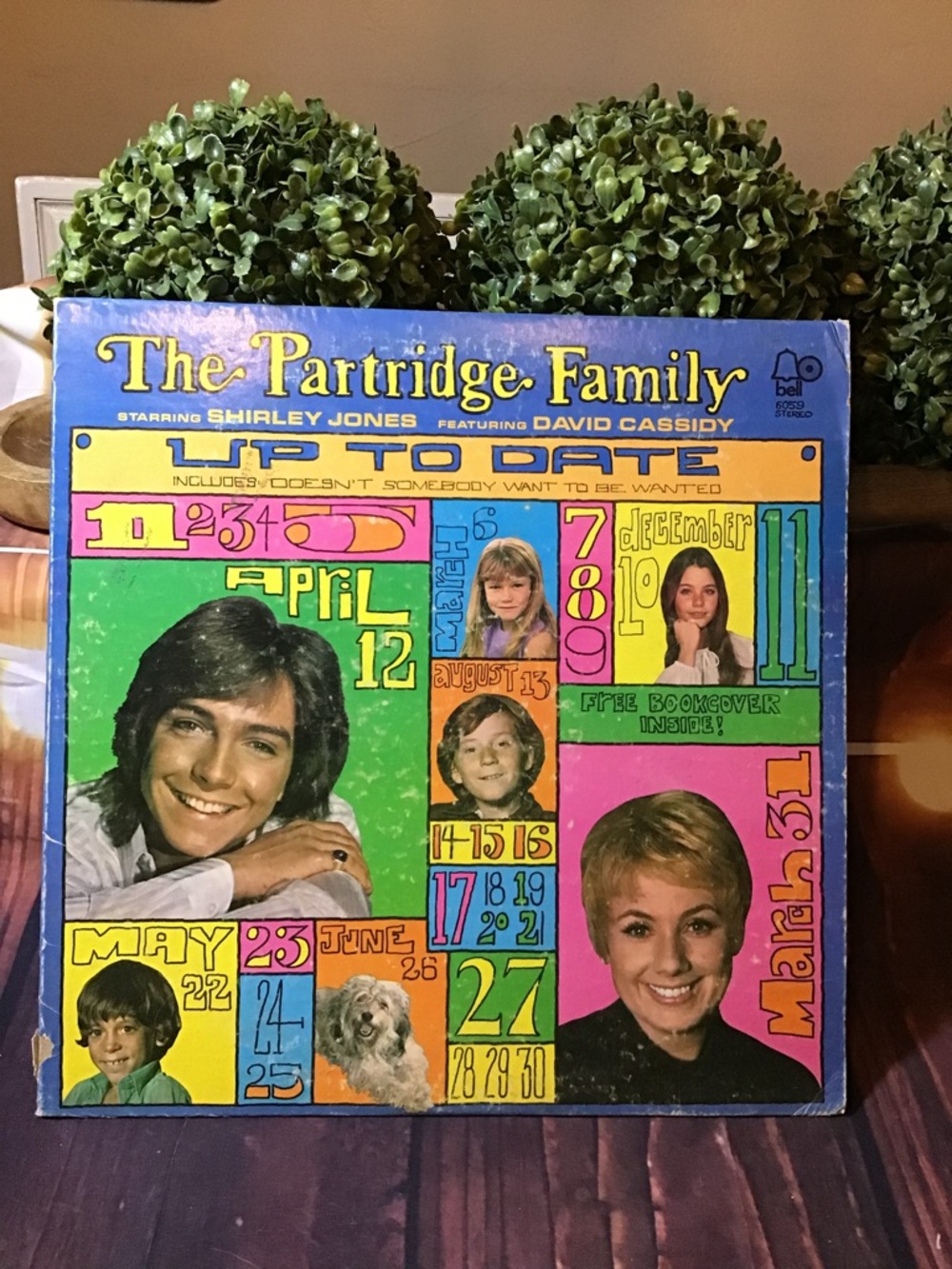 Vintage the partridge family “up to date” vinyl record album
